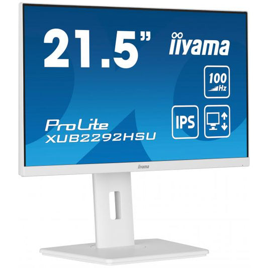 iiyama ProLite XUB2292HSU-W6 Monitor PC 54,6 cm [21.5] 1920 x 1080 Pixel Full HD LED Bianco (iiyama - XUB2292HSU-W6)