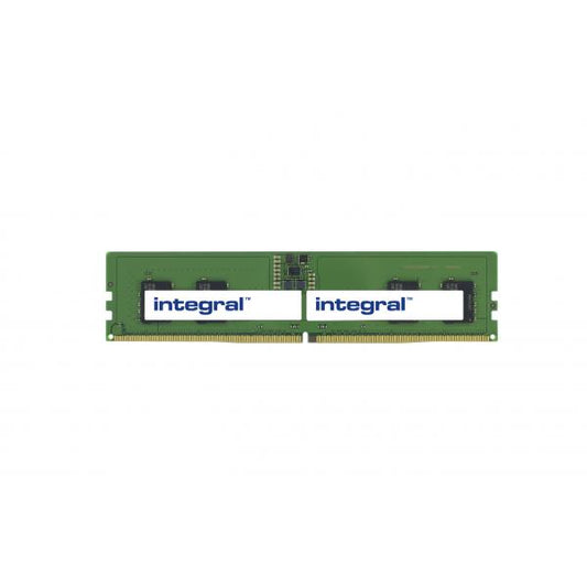 Integral M323R1GB4BB0-CQK-IN memoria 8 GB 1 x 8 GB DDR5 5600 MHz (8GB PC RAM MODULE DDR5 5600MTs PC5-44800 UNBUFFERED NON-ECC DIMM 1.1V 1GX16 CL46 INTEGRAL)