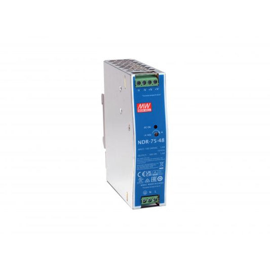 LevelOne POW-4822 alimentatore per computer 75 W Blu, Argento (LevelOne ind. Netzteil POW-4822 48VDC)