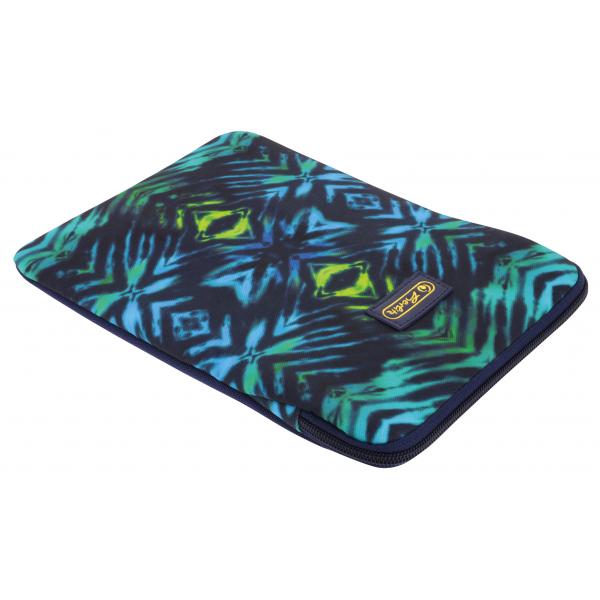 Herlitz New Batik 26,7 cm (10.5") Custodia a tasca Nero, Blu, Verde