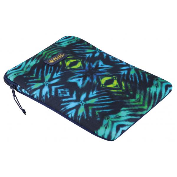 Herlitz New Batik 26,7 cm (10.5") Custodia a tasca Nero, Blu, Verde