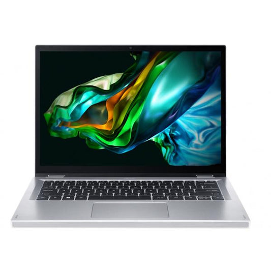 Acer Aspire 3 Spin 14 A3SP14-31PT-310V Intel Core i3 i3-N305 Ibrido (2 in 1) 35,6 cm (14") Touch screen WUXGA 8 GB LPDDR5-SDRAM 512 GB SSD Wi-Fi 6 (802.11ax) Windows 11 Home Argento