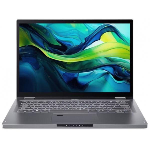 Acer Aspire ASP14-51MTN-50X6 Intel Core 5 120U Ibrido (2 in 1) 35,6 cm (14") Touch screen WUXGA 16 GB 512 GB SSD Wi-Fi 6E (802.11ax) Windows 11 Home Grigio