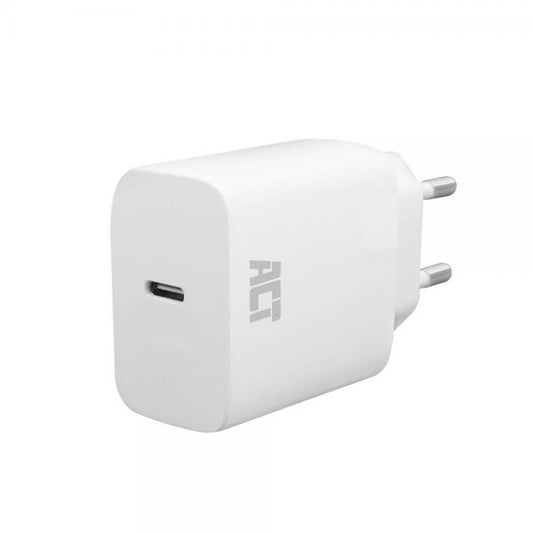 ACT AC2135 Caricabatterie per dispositivi mobili Universale Bianco AC Auto