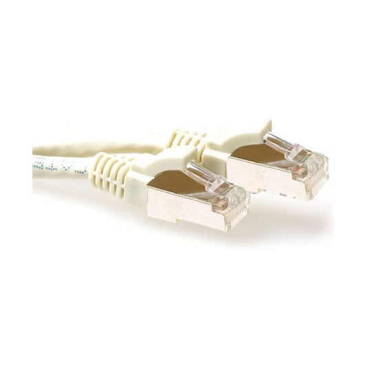 ACT 5m Cat6a SSTP cavo di rete Avorio