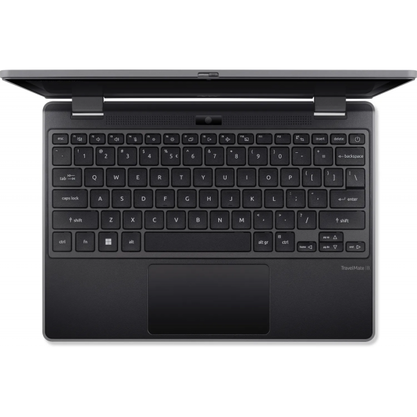 Acer TravelMate Spin B3 TMB311RN-33-TCO-P6XV Intel N N200 Ibrido (2 in 1) 29,5 cm (11.6") Touch screen HD 8 GB LPDDR5-SDRAM 256 GB SSD Wi-Fi 6E (802.11ax) Windows 11 Pro Nero