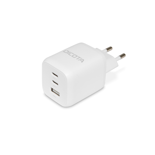 DICOTA D32054 Caricabatterie per dispositivi mobili Universale Bianco AC Ricarica rapida Interno