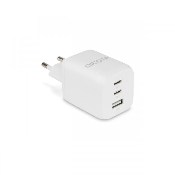 DICOTA D32054 Caricabatterie per dispositivi mobili Universale Bianco AC Ricarica rapida Interno
