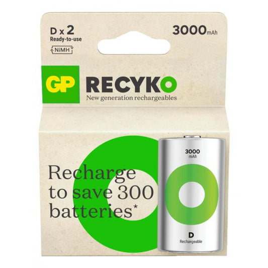 GP Batteries ReCyko Pro RECYKO D Batteria ricaricabile Nichel-Metallo Idruro (NiMH)