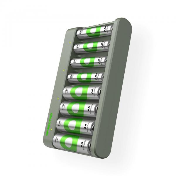 GP Batteries ReCyko+ E821 carica batterie Batteria per uso domestico USB