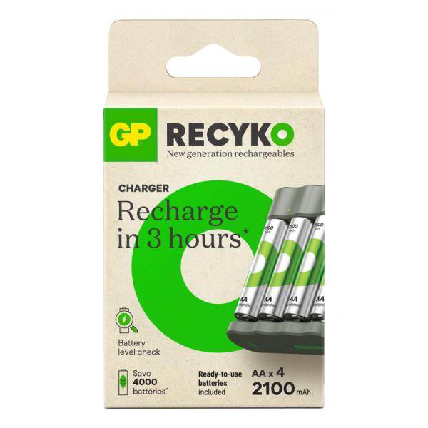 GP Batteries ReCyko+ B441 carica batterie Batteria per uso domestico USB