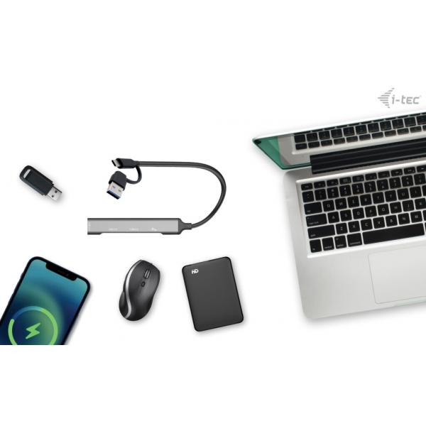 i-tec USB-C/USB-A Metal HUB 1x USB 3.0 + 3x USB 2.0 (i-tec USB-C/USB-A Metal HUB 1x USB 3.0 + 3x USB 2.0)