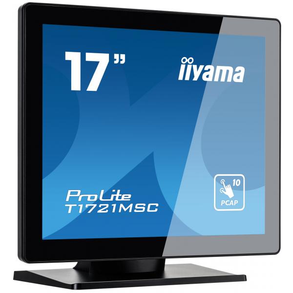 iiyama ProLite T1721MSC-B2 Monitor PC 43,2 cm [17] 1280 x 1024 Pixel SXGA LED Touch screen Da tavolo Nero (iiyama - T1721MSC-B2)