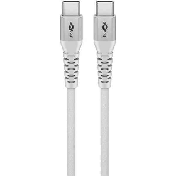 Goobay 70195 cavo USB USB 2.0 3 m USB C (USB-C to USB-C Textile Cable with Me)