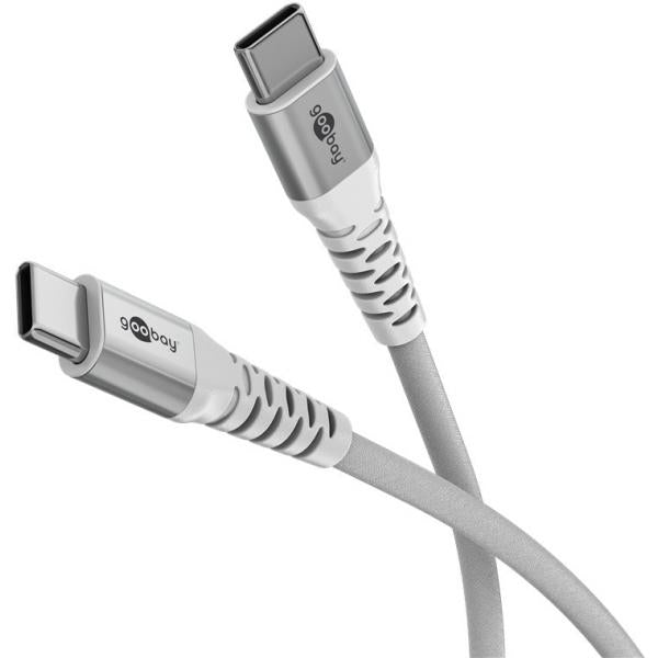 Goobay 70195 cavo USB USB 2.0 3 m USB C (USB-C to USB-C Textile Cable with Me)