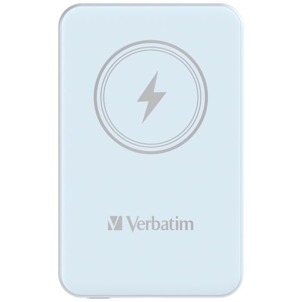 Verbatim Charge 'n' Go Polimeri di litio (LiPo) 5000 mAh Carica wireless Blu