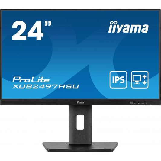 iiyama ProLite XUB2497HSU-B1 Monitor PC 61 cm [24] 1920 x 1080 Pixel Full HD LED Nero (iiyama ProLite XUB2497HSU-B1 computer monitor 61 cm [24'] 1920 x 1080 pixels Full HD LED Black)