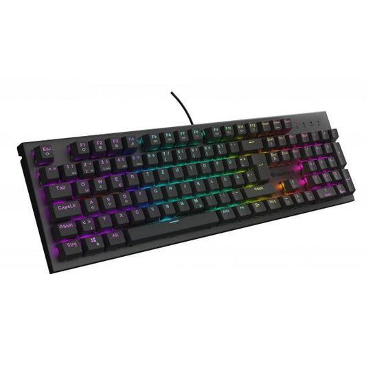 GENESIS Thor 303 tastiera Gaming USB QWERTZ Tedesco Nero