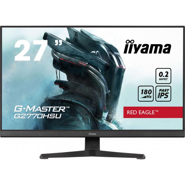 iiyama G-MASTER G2770HSU-B6 Monitor PC 68,6 cm [27] 1920 x 1080 Pixel Full HD LCD Nero (iiyama G-MASTER G2770HSU-B6 computer monitor 68.6 cm [27'] 1920 x 1080 pixels Full HD LCD Black)