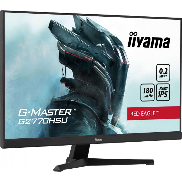 iiyama G-MASTER G2770HSU-B6 Monitor PC 68,6 cm [27] 1920 x 1080 Pixel Full HD LCD Nero (iiyama G-MASTER G2770HSU-B6 computer monitor 68.6 cm [27'] 1920 x 1080 pixels Full HD LCD Black)