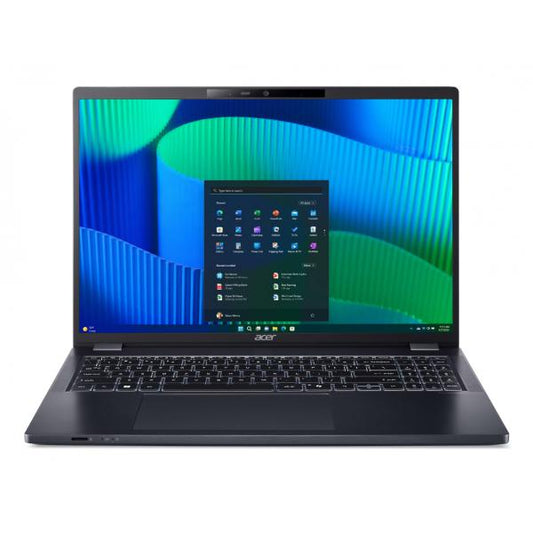 Acer TravelMate P4 TMP416-53-TCO-747D Intel Core Ultra 7 155U Computer portatile 40,6 cm (16") WUXGA 32 GB DDR5-SDRAM 1 TB SSD Wi-Fi 6E (802.11ax) Windows 11 Pro Blu