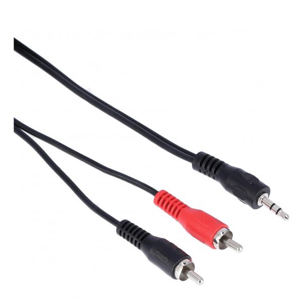 Hama 00182062 cavo audio 1,5 m 3.5mm 2 x RCA Nero