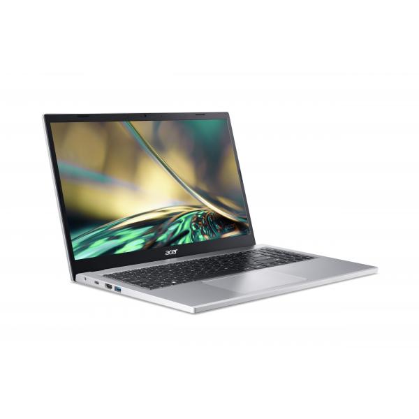 Acer Aspire 3 A315-24P-R1S9 AMD Ryzen 5 7520U Computer portatile 39,6 cm (15.6") Full HD 8 GB LPDDR5-SDRAM 512 GB SSD Wi-Fi 6 (802.11ax) Windows 11 Home Argento