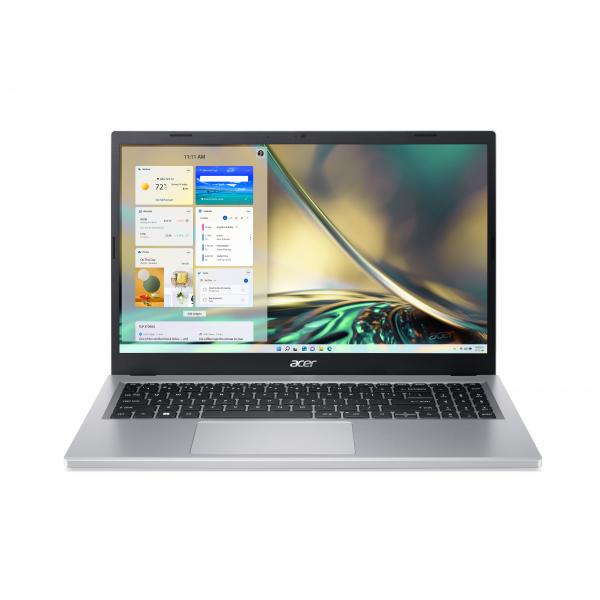 Acer Aspire 3 A315-24P-R1S9 AMD Ryzen 5 7520U Computer portatile 39,6 cm (15.6") Full HD 8 GB LPDDR5-SDRAM 512 GB SSD Wi-Fi 6 (802.11ax) Windows 11 Home Argento