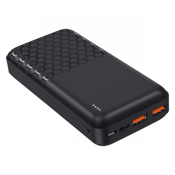 PEDEA 60040135 batteria portatile Polimeri di litio (LiPo) 20000 mAh Nero