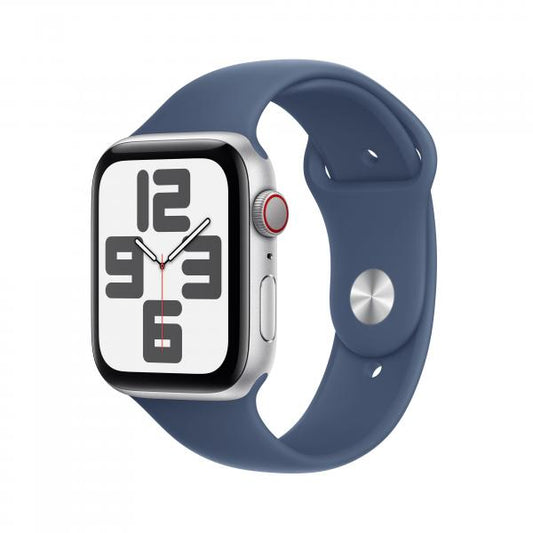 Apple Watch SE OLED 44 mm Digitale 368 x 448 Pixel Touch screen 4G Argento Wi-Fi GPS (satellitare)