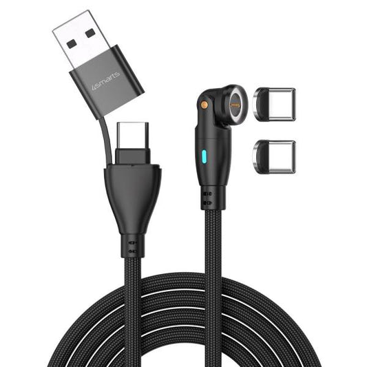 4smarts 541235 cavo USB USB 2.0 1,8 m USB C Nero