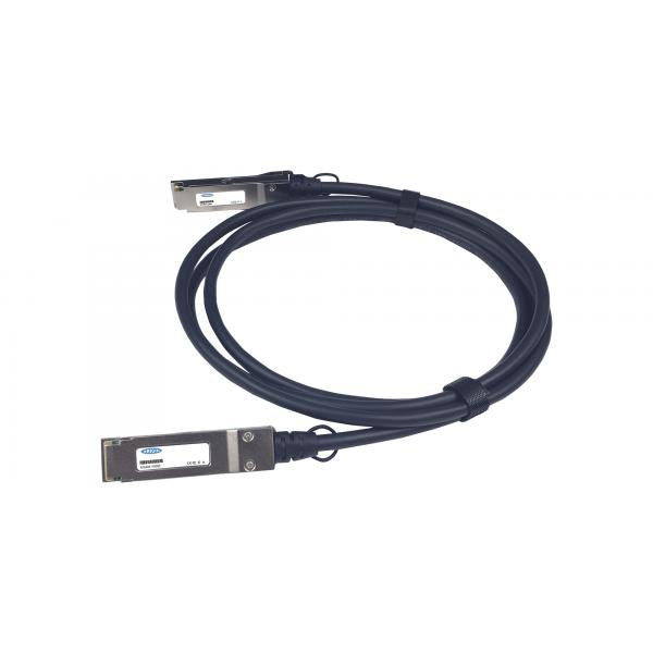 Origin Storage MCP1600-C001E30N-OS cavo InfiniBand e in fibra ottica 1 m QSFP28 DAC Nero (Origin Storage MCP1600-C001E30N NVIDIA Mellanox Compatible Direct Attach Copper Cable QSFP28 100GBase-CU [CA-