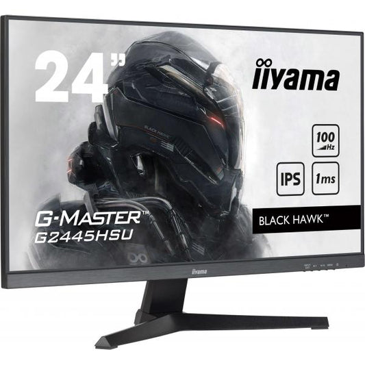 iiyama G-MASTER G2445HSU-B2 Monitor PC 60,5 cm [23.8] 1920 x 1080 Pixel Full HD LCD Nero (24 G-MASTER G2445HSU-B2 Gaming Monitor - 24 Black IPS Gaming Monitor Full HD DisplayPort HDMI and USB)