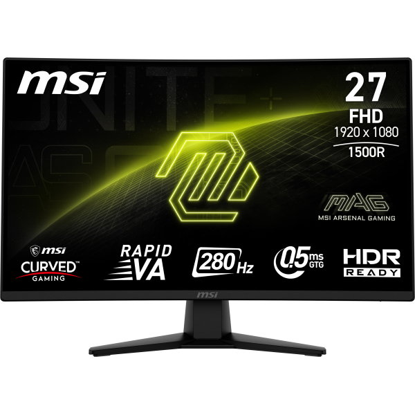 MSI MONITOR GAMING CURVO 27 LED VA FHD 16:9, 1MS 280Hz, DP/HDMI