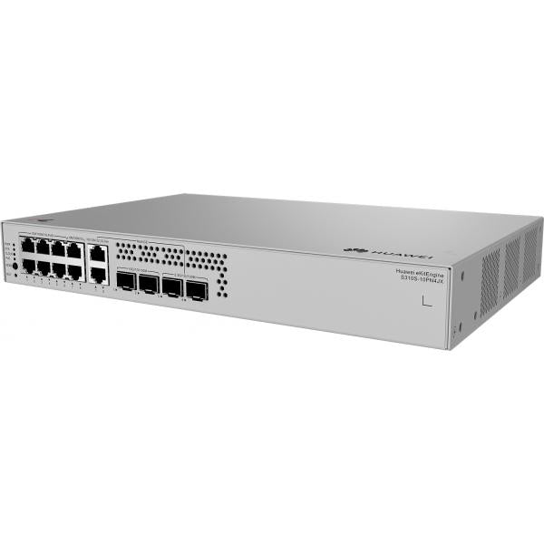 HUAWEI eKit S310S Series S310S-10PN4JX Gestito L2+ Gigabit Ethernet [10/100/1000] Supporto Power over Ethernet [PoE] 1U Grigio (S310S-10PN4JX - Warranty: 36M)