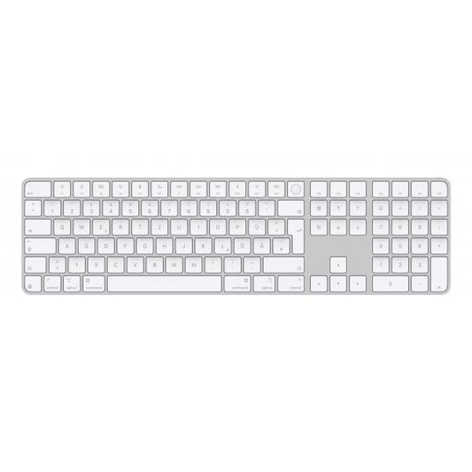 Apple Magic tastiera Universale USB + Bluetooth QWERTZ Tedesco Bianco