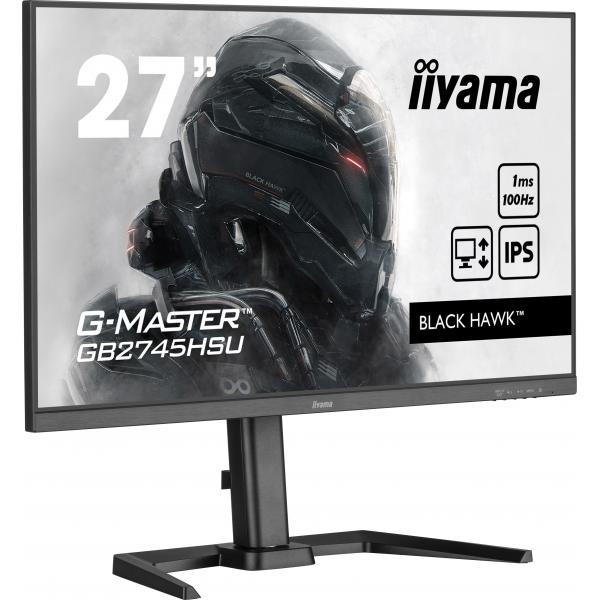 iiyama G-MASTER GB2745HSU-B2 LED display 68,6 cm [27] 1920 x 1080 Pixel Full HD Nero (iiyama G-MASTER GB2745HSU-B2 LED display 68.6 cm [27'] 1920 x 1080 pixels Full HD Black)