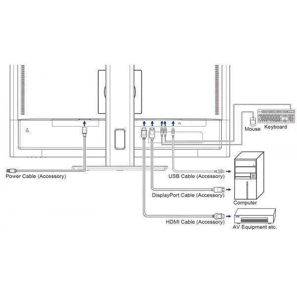 iiyama ProLite XUB2797QSU-B2 Monitor PC 68,6 cm [27] 2560 x 1440 Pixel Quad HD LED Nero (27 ProLite XUB2797QSU-B2 - 27 QHD IPS technology panel with USB hub and 100Hz refresh rate and 150mm he