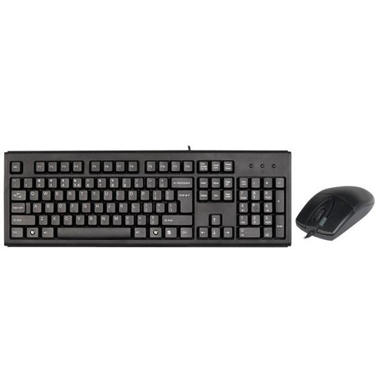 A4Tech KM-720620D tastiera USB QWERTY Inglese Nero
