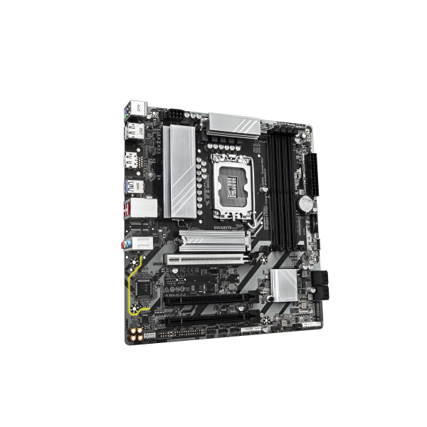 GIGABYTE B860M DS3H Scheda madre - CPU Intel Core Ultra, VRM a 5+1+2+1 fasi, fino a 9066MHz DDR5, 1xPCIe 5.0 + 1xPCIe 4.0 M.2, LAN 2,5 GbE, USB 3.2 Gen 2