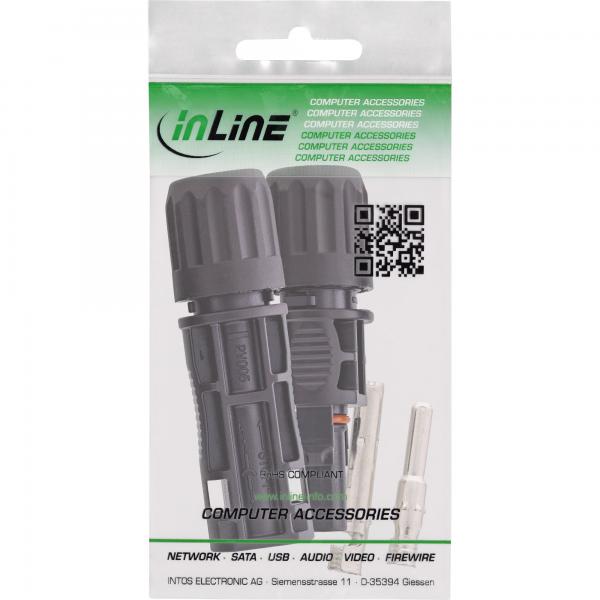 InLine 94001 cavo di collegamento Standard4/MC4/PV4 Nero