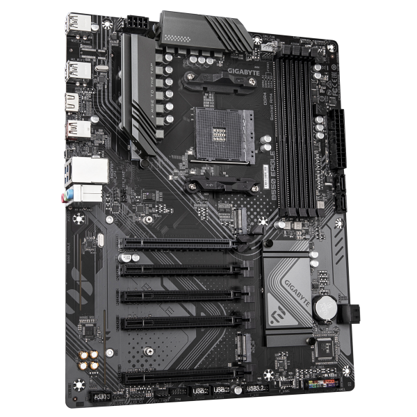 GIGABYTE B550 EAGLE Scheda madre - CPU AMD Ryzen serie 5000 G, VRM a 10+3+1 fasi, fino a 3200 MHz DDR4, 1xPCIe 4.0 + 1xPCIe 3.0 M.2, LAN 1GbE, USB 3.2 Gen 2 (Gigabyte B550 EAGLE AMD AM4 Socket Mother
