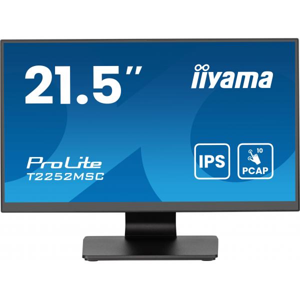 iiyama ProLite T2252MSC-B2AG Monitor PC 54,6 cm [21.5] 1920 x 1080 Pixel Full HD LCD Touch screen Nero (iiyama ProLite T2252MSC-B2AG computer monitor 54.6 cm [21.5'] 1920 x 1080 pixels Full HD LCD To