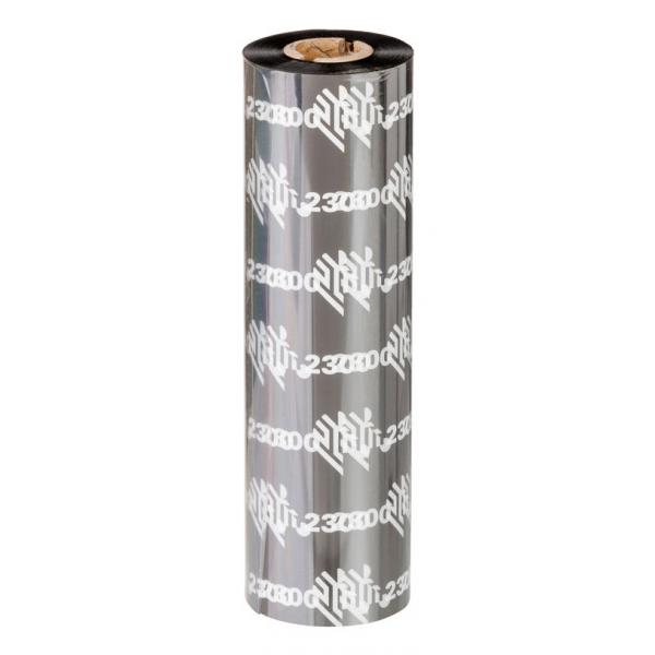 Zebra 2300 Wax Ribbon Black 105mm x 450m nastro per stampante