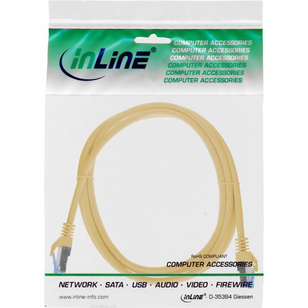 InLine 72601Y cavo di rete Giallo 1 m Cat6a S/FTP (S-STP)