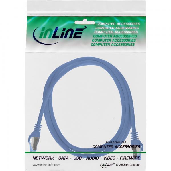InLine 72603B cavo di rete Blu 3 m Cat6a S/FTP (S-STP)