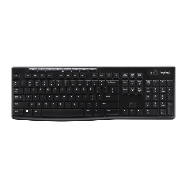 Logitech K270 tastiera RF Wireless QWERTY Inglese Nero