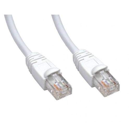 5m Snagless Cat5e Patch Cable - White