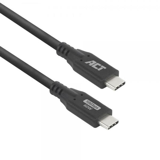 ACT AC7441 cavo USB USB 3.2 Gen 2 (3.1 Gen 2) 1 m USB C Nero