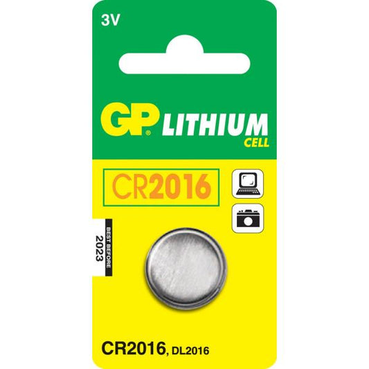 GP Batteries Lithium Cell CR2016 Single-use battery Litio 3 V
